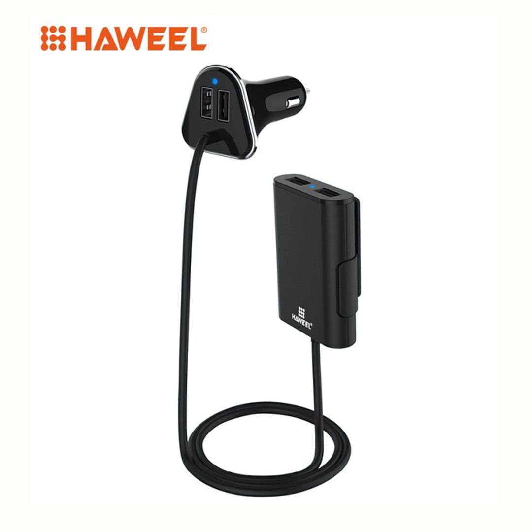 Car Charger me kater porta karikimi | HAWEEL