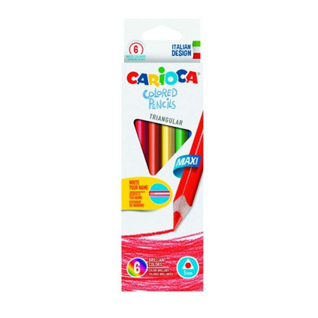 Carioca lapsa per femije | Colored Pencils Triangular Maxi_5d9fc5025689f.jpeg